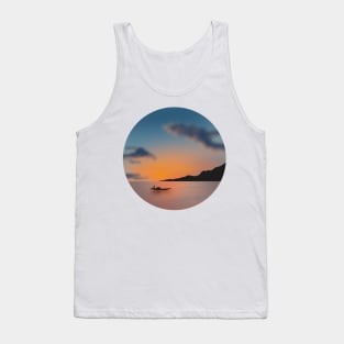 Tropical sunset Tank Top